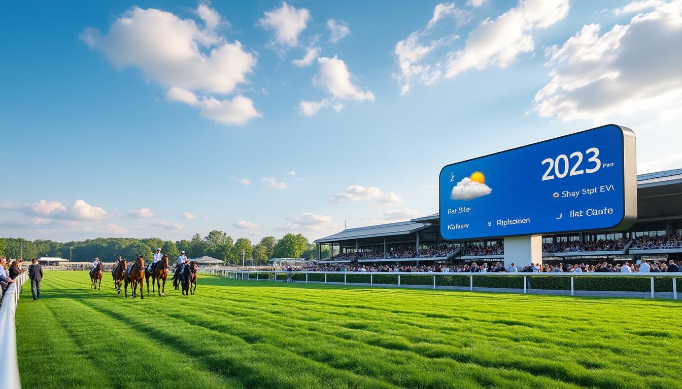 découvrez le point complet sur la météo des hippodromes et l'état des pistes pour les courses de trot et de plat du 23 octobre 2025. informations utiles pour parier et suivre votre passion hippique !